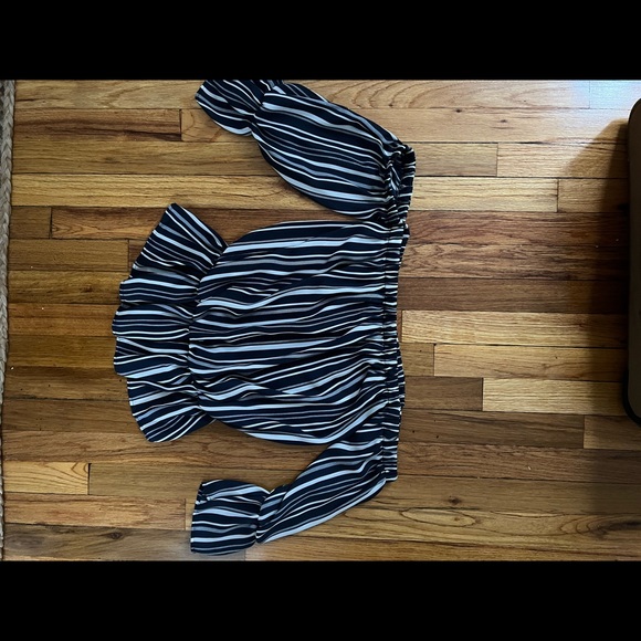 Perfect condition vintage Havana off the shoulder top - Picture 1 of 3